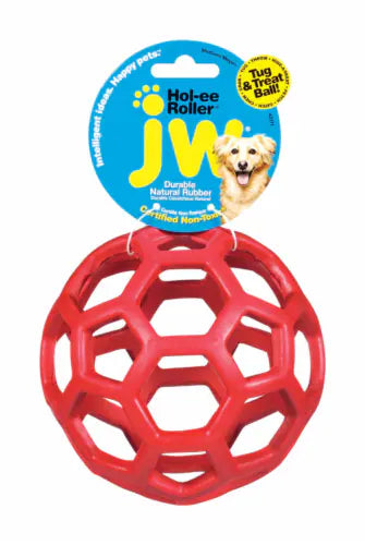 Petmate JW Hol-ee Roller Tug & Treat Ball For Dog Small