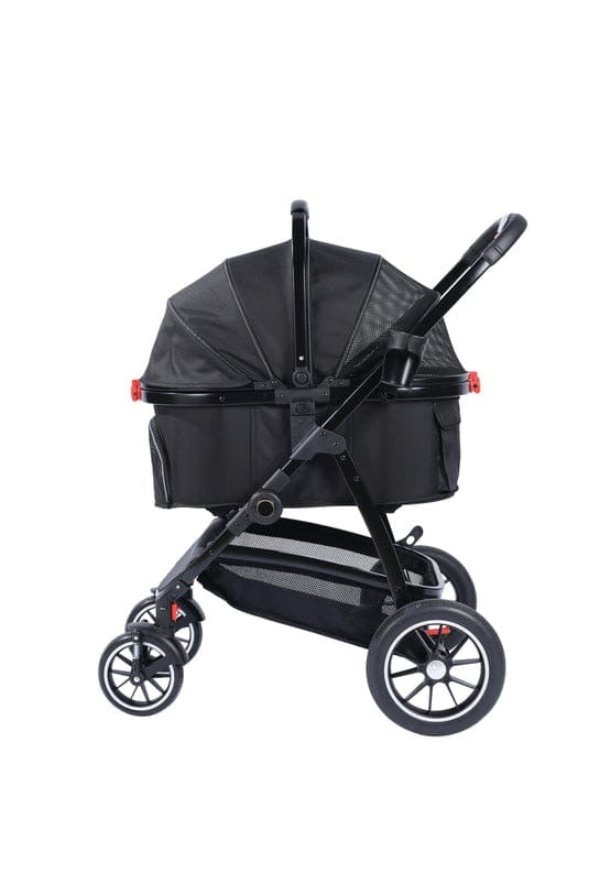 M-pets Conquest Detachable Pet Stroller 171x57.5x101cm for upto 25kg Dogs & Cats