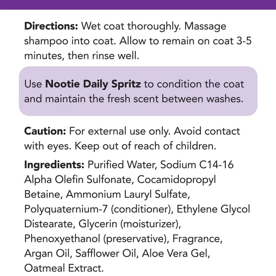 Nootie Restoring Argan Oil Soft Lily Passion Shampoo 473ml