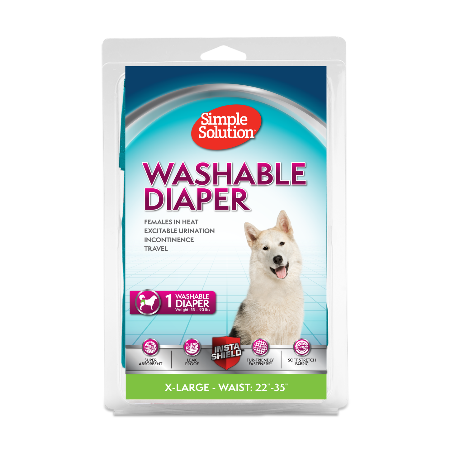 Simple Solution Washable Diapers for Female Dogs