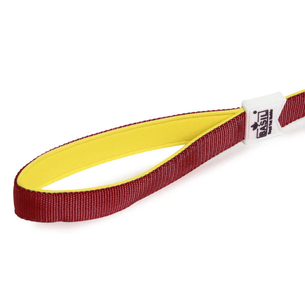 Basil Padded Leash For Dogs & Cats Maroon XL 4Ft & 3cm