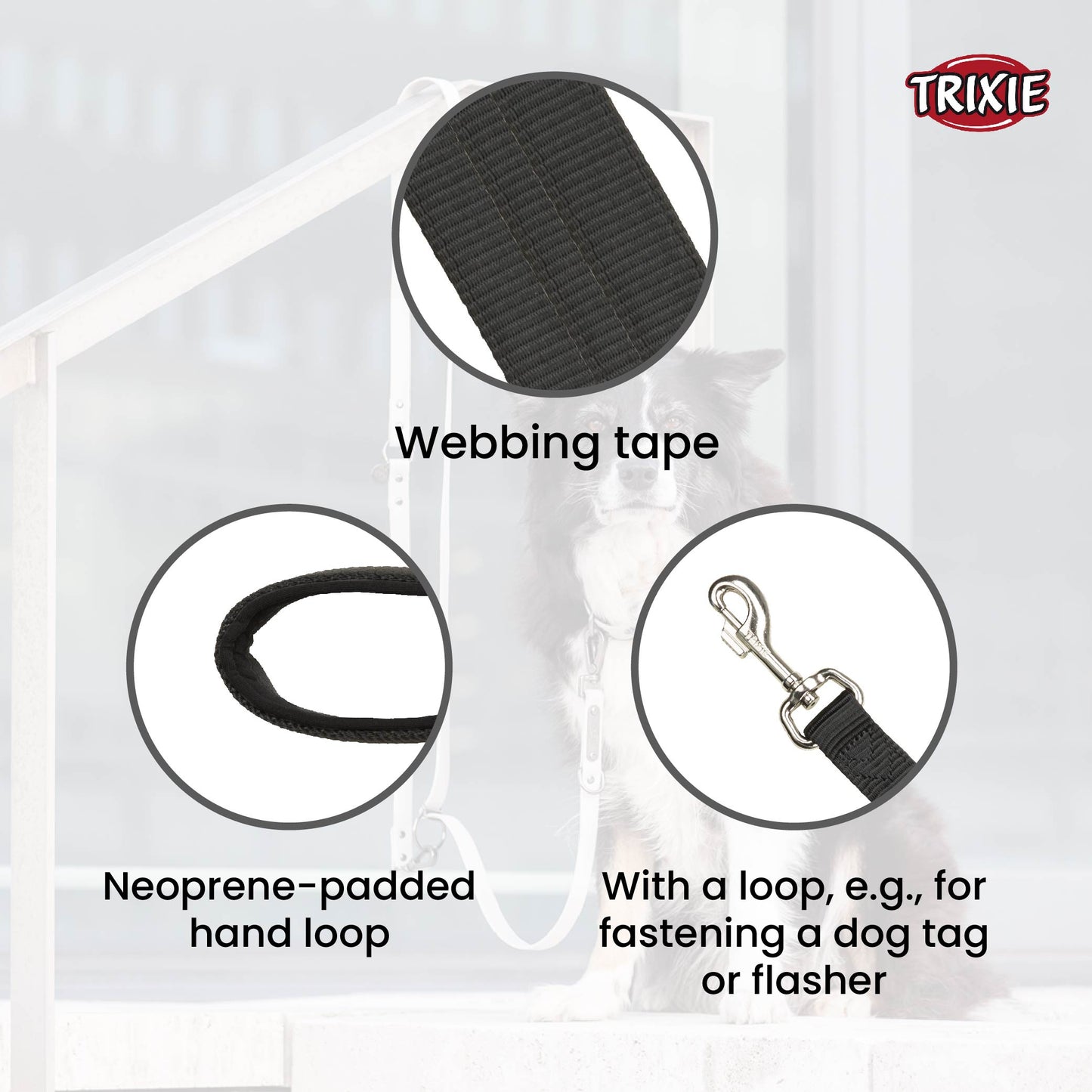 Trixie Premium Leash For Dog Black