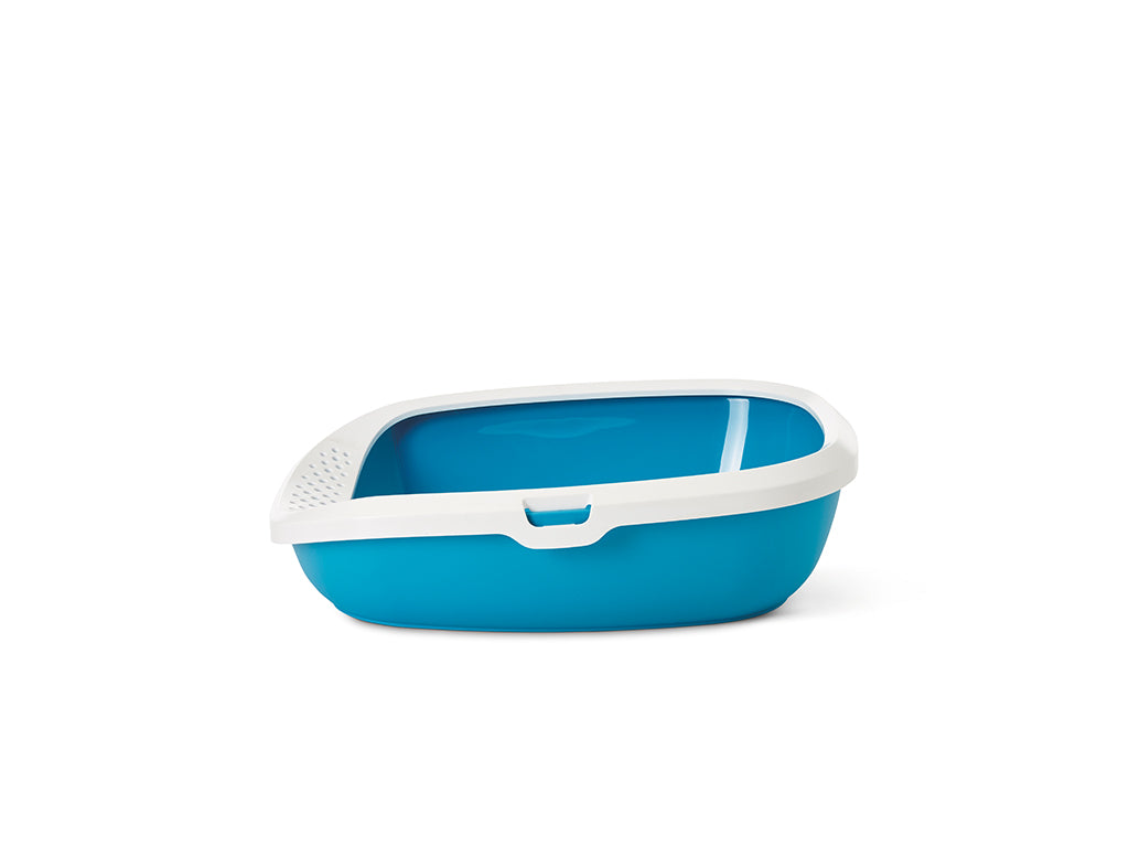 Savic Gizmo Cat Litter Tray + Rim Twilight Blue 44x35x12.5cm
