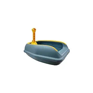 Tails Nation Cat Litter Tray Dual Color with Scooper Small 41x30x17cm