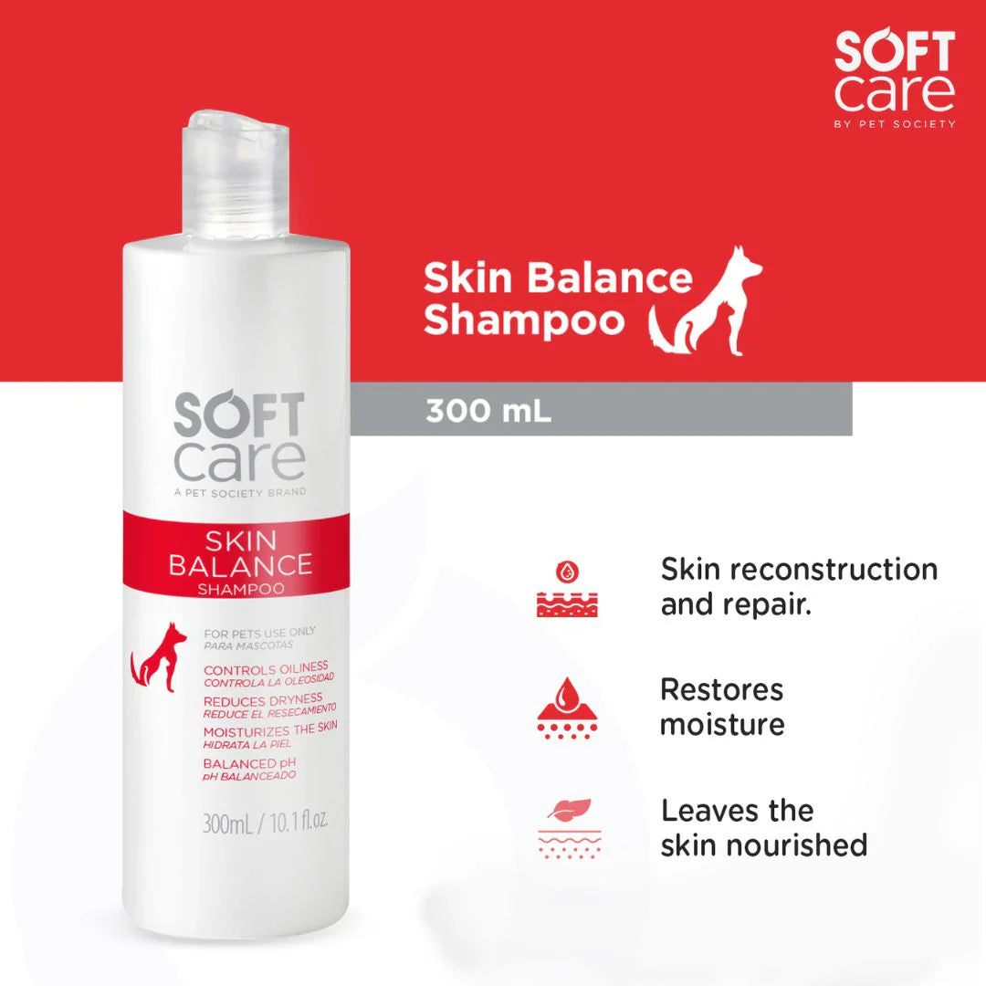 Soft Care Shampoo Skin Balance For Dogs & Cats 300Ml