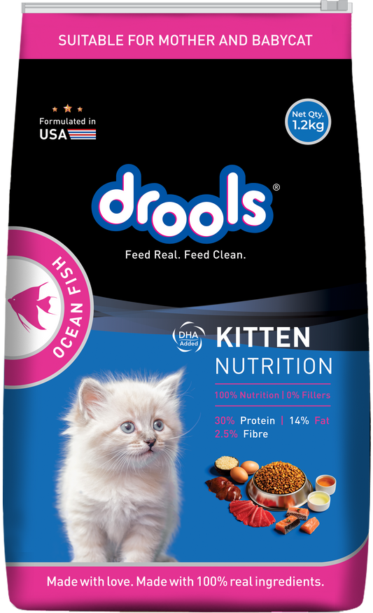 Drools Kitten Dry Cat Food Ocean Fish