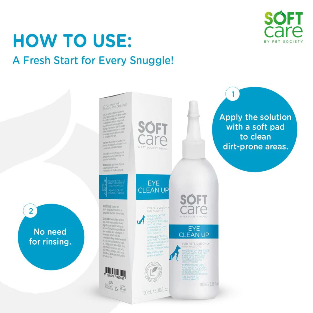 Soft Care Hydra Soft Care Eye Clean Up For Dogs & Cats 100Ml