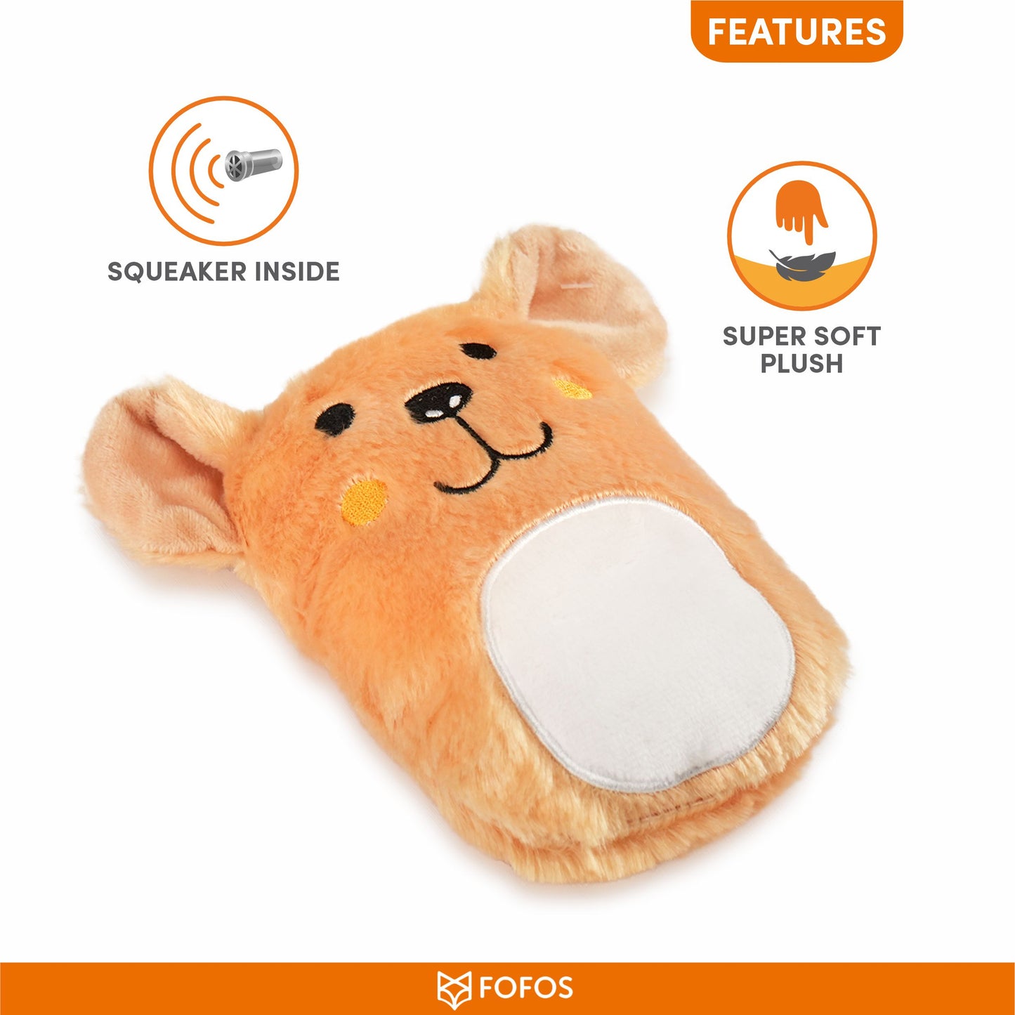 FOFOS Puppy Plush Toys (Mix) 18 x 14 x 5 cm
