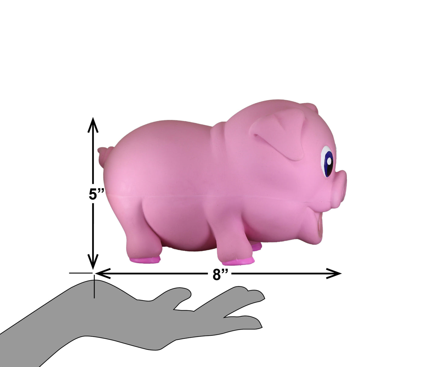 Petsport Naturflex Squeaker Babies Pig Large