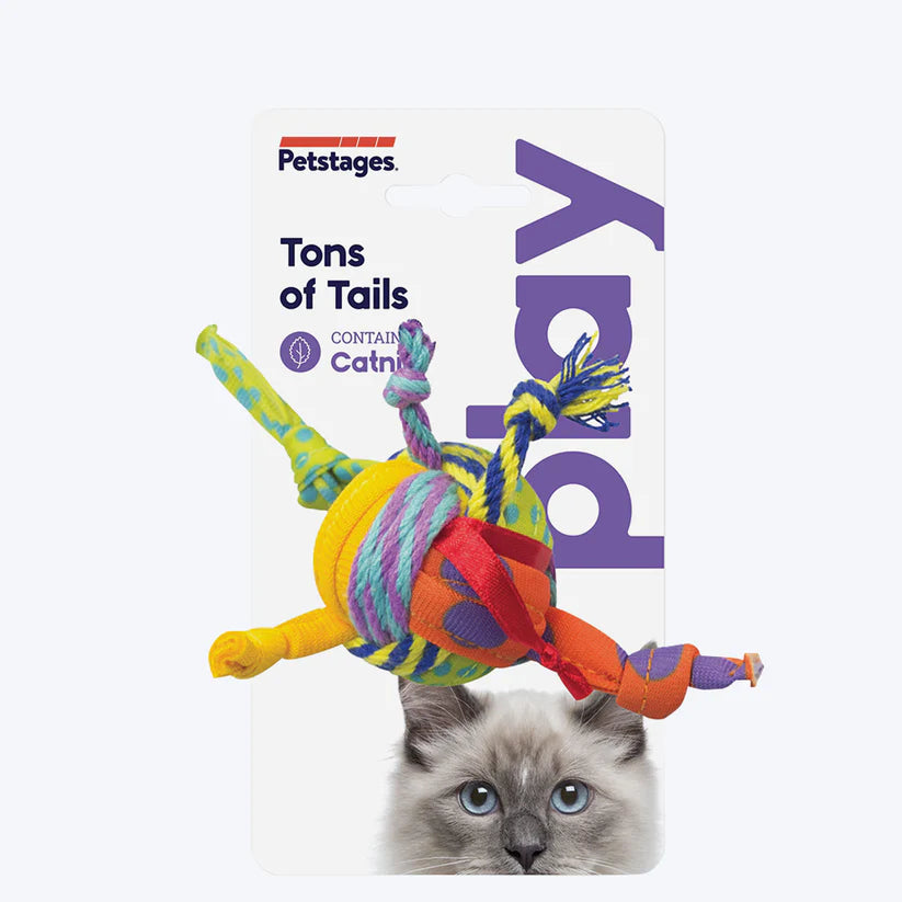 Petstages Tons of Tails Dental Cat Toy 4x4cm