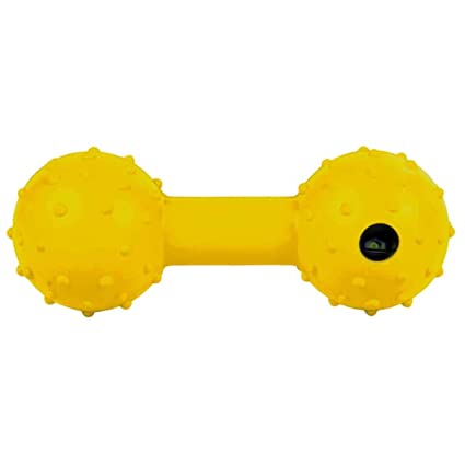 Trixie Dumbbell with Bell Natural Rubber Dog Toy 12cm