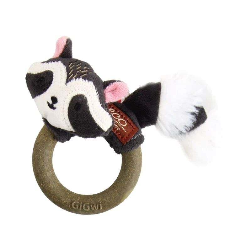 Gigwi Eco Line Catch & Scratch Cat Toy Raccoon 9x11x3cm