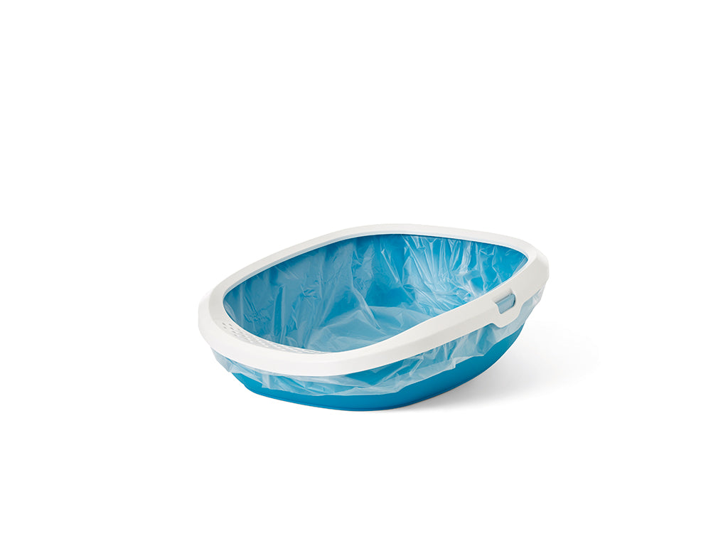 Savic Gizmo Cat Litter Tray + Rim Twilight Blue 44x35x12.5cm