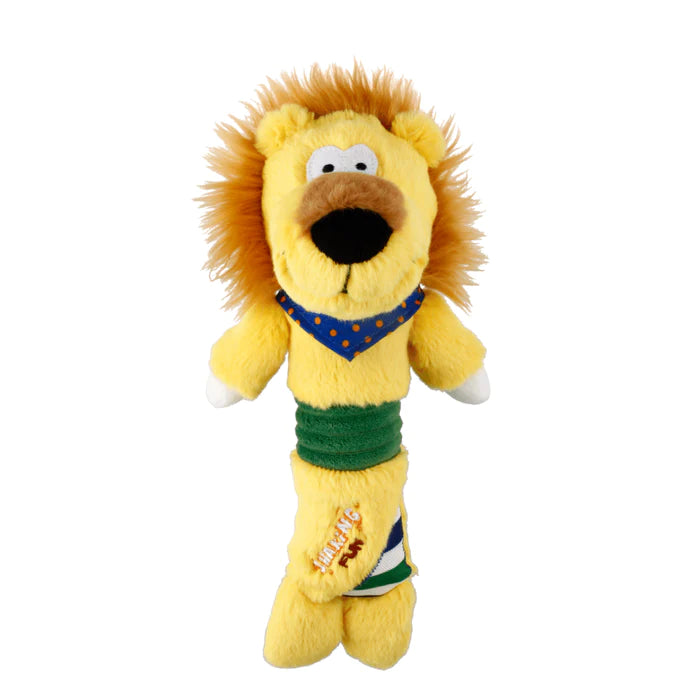Gigwi Lion Plush Dog Toy With Squeaker Inside