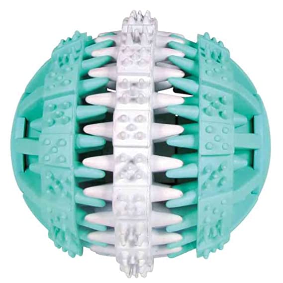 Trixie Denta Fun Ball Mint Flavour Natural Rubber 6cm
