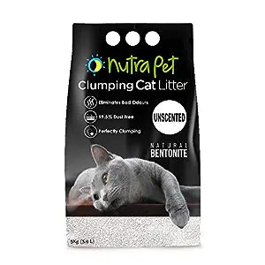 Nutra Pet Clumping Cat Litter Natural Bentonite 5kg