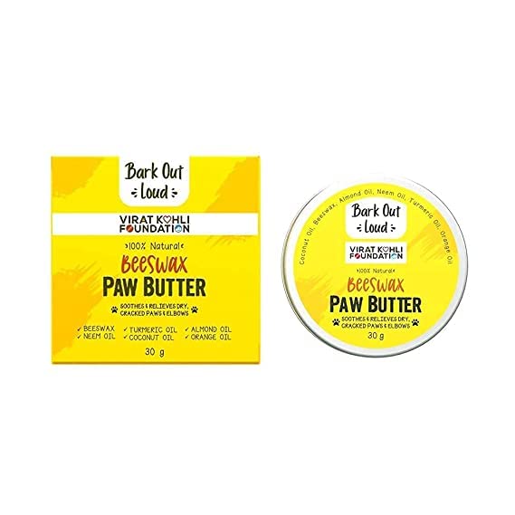Vivaldis Bark Out Loud 100% Natural Beeswax Paw Butter For Dogs & Cats 30g
