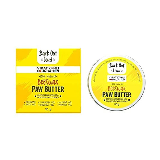 Vivaldis Bark Out Loud 100% Natural Beeswax Paw Butter For Dogs & Cats 30g