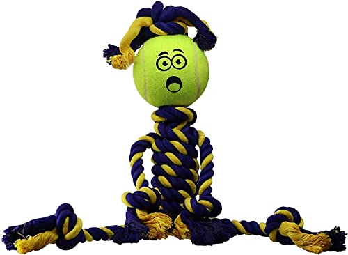 Petsport Braided Rope Man With Tennis Ball