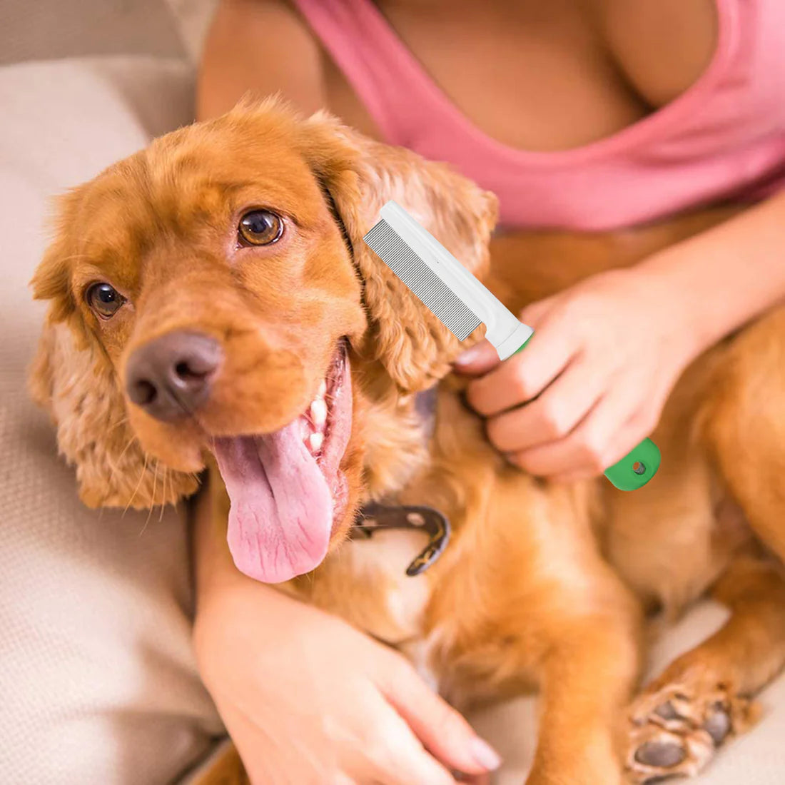 Basil Flee Comb For Dogs & Cats