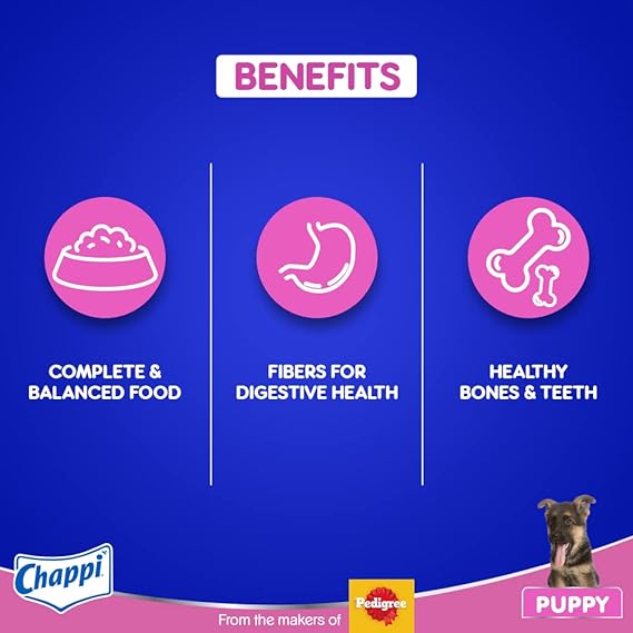 Chappi Puppy Chicken and Milk Flavor Dry Dog Food 7kg