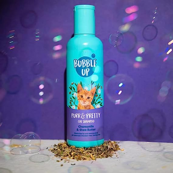 Bubble Up Purr & Pretty Chamomile & Shea Butter Paraben Free- Sulfate Free Cat Shampoo 200ml