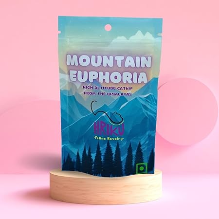 Hriku Mountain Euphoria Naturally Grown High Altitude Himalayan Catnip Treat for Cats