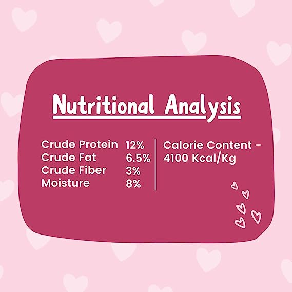 Freshwoof Mini Hearts Handmade Cookies Peanut Butter & Beetroot for Dogs 100% Natural Dog Treats Vegetarian Biscuits for Dogs 160g