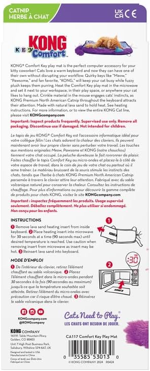 Kong Comfort Key Heating Play Mat 45.72 x 24.77 x 3.18cm