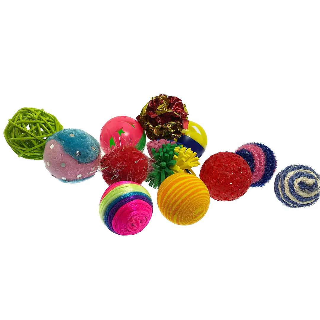 Petsport Kitty Fun Balls Assorted Toy For Dogs