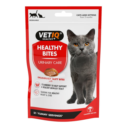VETIQ Healthy Bites Urinary Care With Cheese & Catnip For Cats and Kittens 65gm (Pack of 2)
