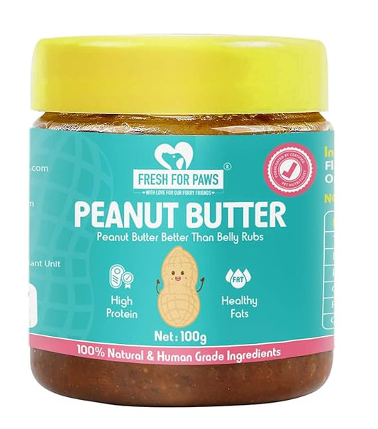 Fresh For Paws Vegetarian & Sustainable Peanut Butter For Dogs 250gm