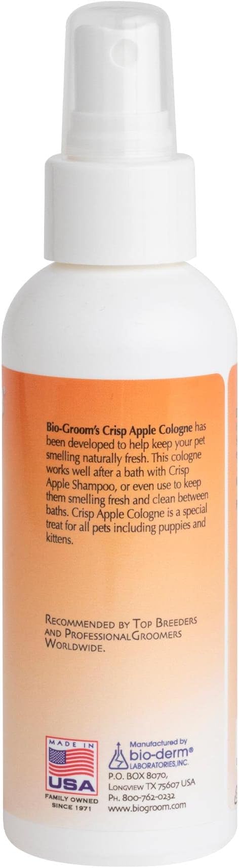 Bio-Groom Crisp Apple Vegan & Cruelty-free Long Lasting Dog Cologne Spray 118ml