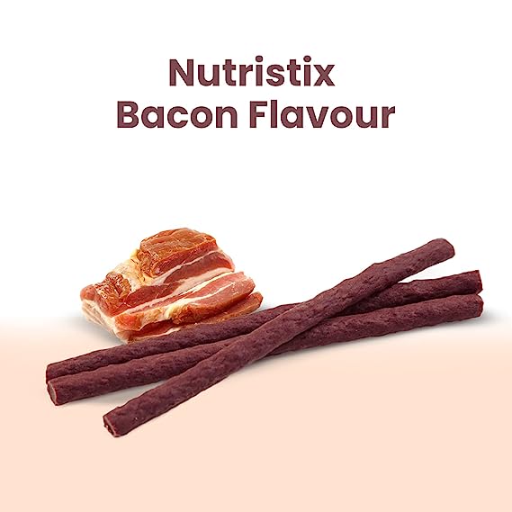 Chip Chops Nutristix Bacon Flavor Treat For Dogs 70g