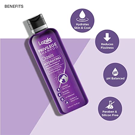 Lozalo Privilege Oasis Hydrating Dog & Cat Shampoo Conditioning 500ml
