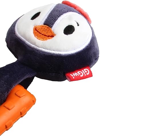 Gigwi Suppa Puppa Pengiun With Squeaker Inside Dog Toy - XSmall