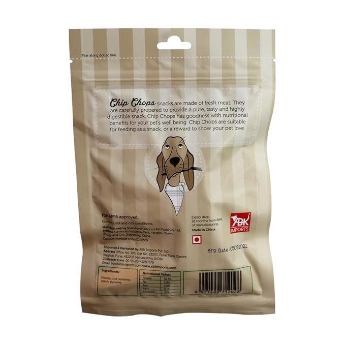 Chip Chops Chicken & Codfish Rolls 70g