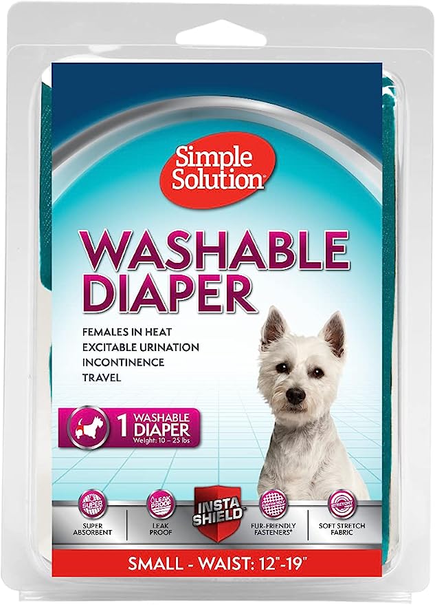 Simple Solution Washable Diapers for Female Dogs