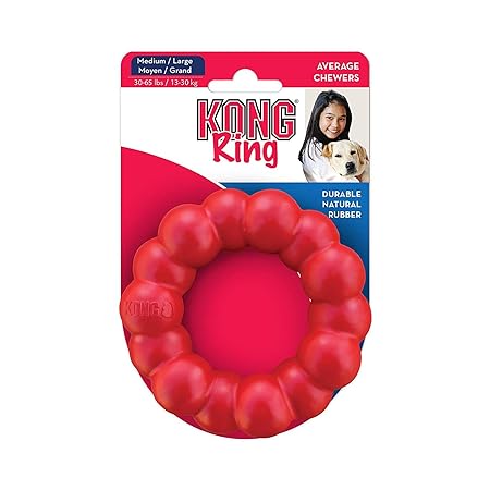 Kong Maroon Ring Medium Large Dog Toy