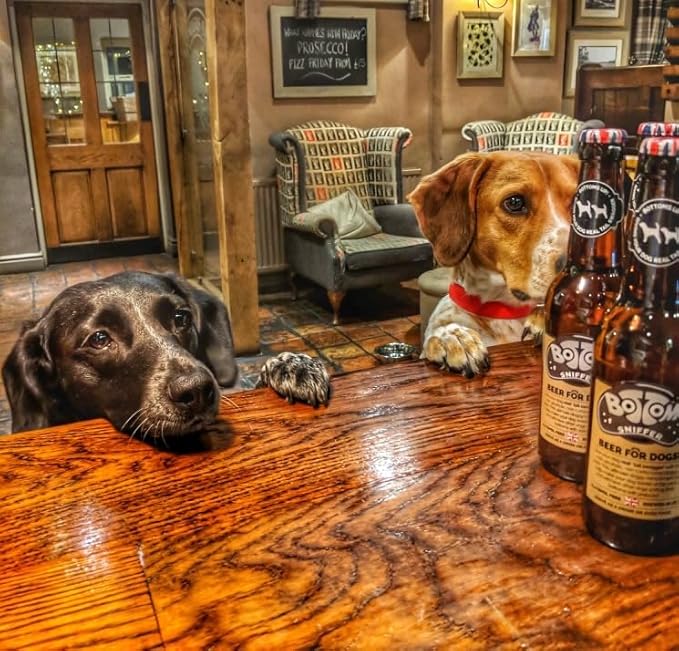 Woof & Brew Vegetarian Bottom Sniffer Non-Alcoholic Beer For Dogs 330ml (Delivery only in Delhi NCR, extra shipping charges may apply)