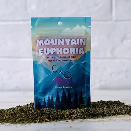 Hriku Mountain Euphoria Naturally Grown High Altitude Himalayan Catnip Treat for Cats