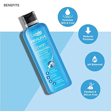 Lozalo Privilege Ocean Hydrating Dog & Cat Shampoo Conditioning 500ml