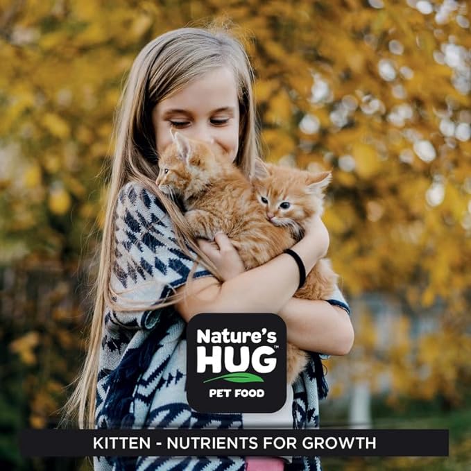 Nature's Hug Kitten Growth Vegan  & Plant Based | Vegetarian & Sustainable Based Cat Dry Food 1.81kg