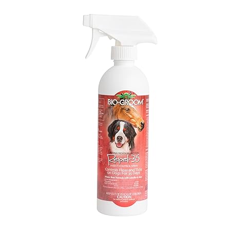 Bio-Groom Repel-35 Flea & Tick Vegan & Cruelty-free Spray For Dogs & Horses