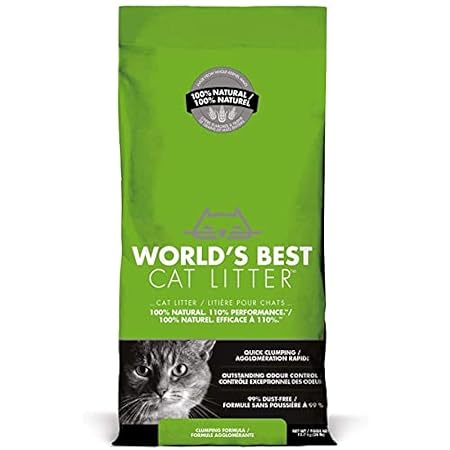 World's Best Cat Litter Original Clumping Formula Flushable Quick Clumping and Easy Scooping