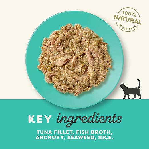 Applaws Pouch Tuna Fillet with Whole Anchovy & Seaweed Cat Wet Food 70gm