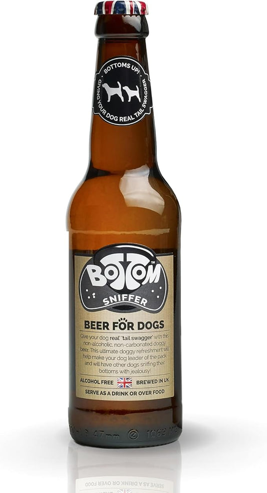 Woof & Brew Vegetarian Bottom Sniffer Non-Alcoholic Beer For Dogs 330ml (Delivery only in Delhi NCR, extra shipping charges may apply)