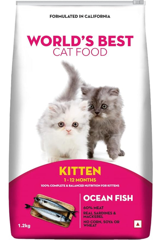 World's Best Cat Food Kitten Ocean Fish Flavor 7kg