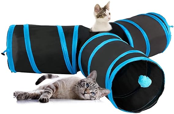 Nunbell Cat Tunnel T Shape Assorted Color