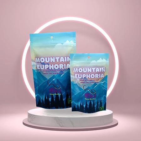 Hriku Mountain Euphoria Naturally Grown High Altitude Himalayan Catnip Treat for Cats